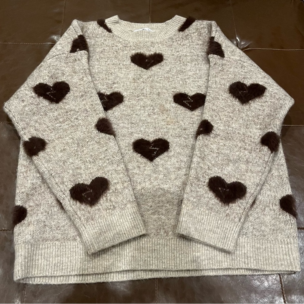 boutique heart sweater